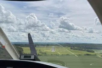 Anflug auf Höxter