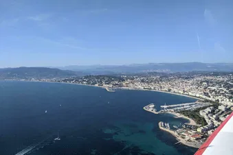 Cannes vue du ciel
