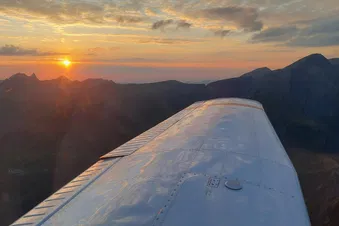 Heiratsantrag aus der Luft