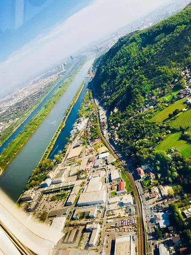 Rundflug über Wien