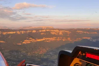 Balade aérienne : flirt avec le Jura et la Savoie