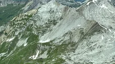 Flying into the alps