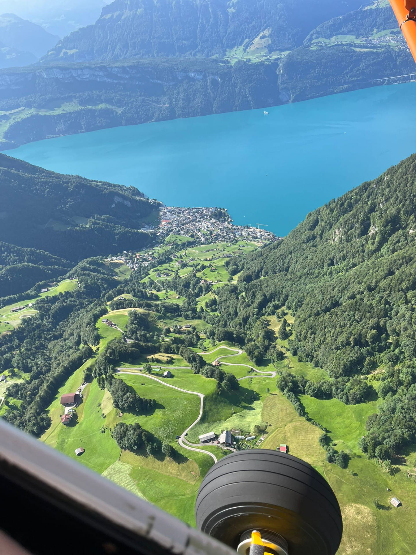 Gersau, northern shoreline of the Lake Lucerne