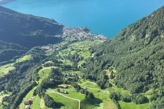 Gersau, northern shoreline of the Lake Lucerne