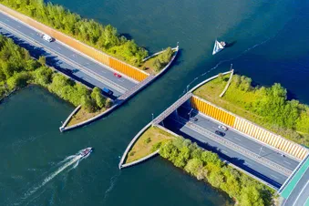 Veluwemeer Aquaduck (Technische Meisterleistung😉)