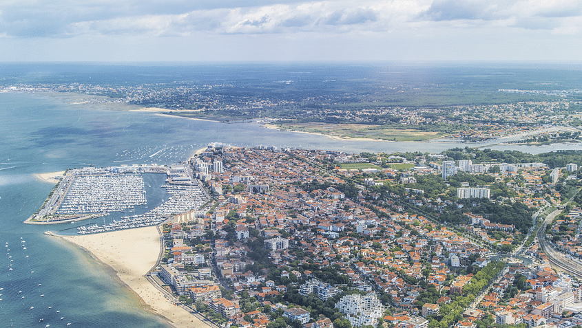 Balade aérienne autour du Bassin d'Arcachon