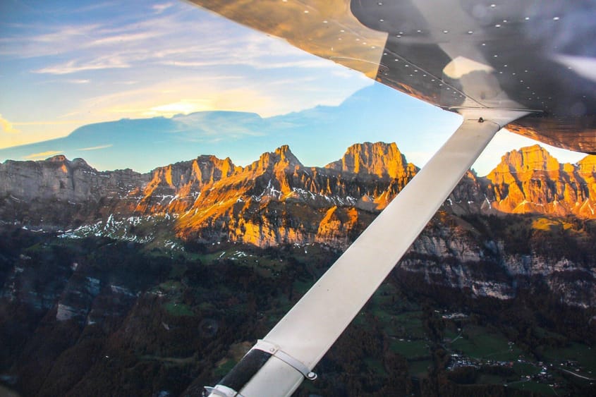 Ah! ⭐ Säntis hautnah – der Geheimtipp unter den Alpenflügen