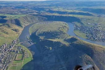 Flight along Mosel (Luxembourg to Koblenz)