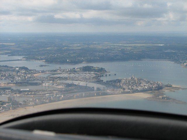 Mont Saint Michel du ciel avec pause à Granville