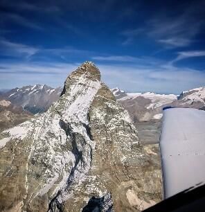 Matterhorn mit Kaffeepause in Saanen oder Sion