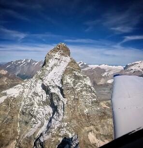 Matterhorn mit Kaffeepause in Saanen oder Sion