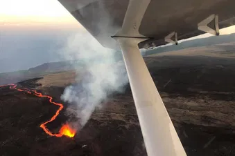 vol en ULM Volcan - cascades - cirques depuis Pierrefonds