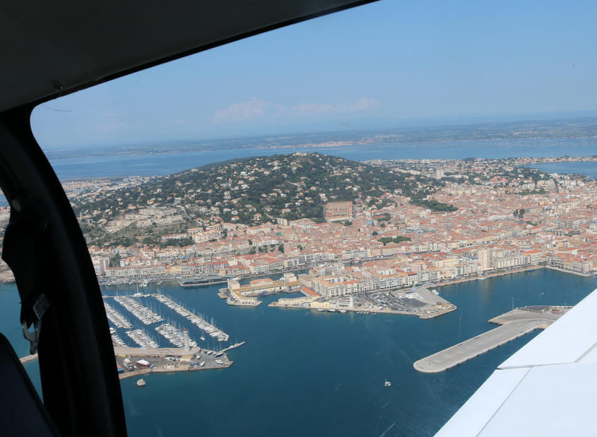 De la mer aux montagnes de l'Herault en 1 heure 15 de vol