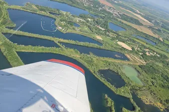 Entre ciel et château, vol de balade féérique