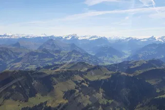 Vol panoramique en hélico au départ de Sion (1h)