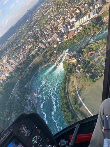 Rundflug Fehraltorf Rheinfall - Untersee