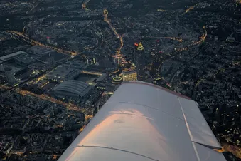 ✈️ Nachtflug Süddeutschland