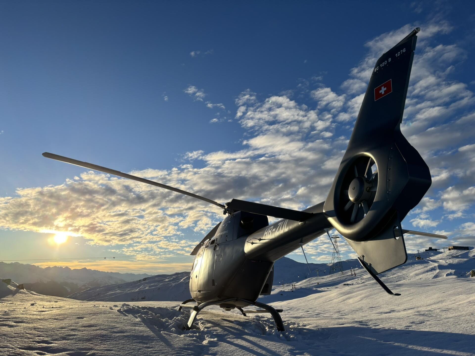 Restaurant-Flug - Mit dem Heli zum zMittag