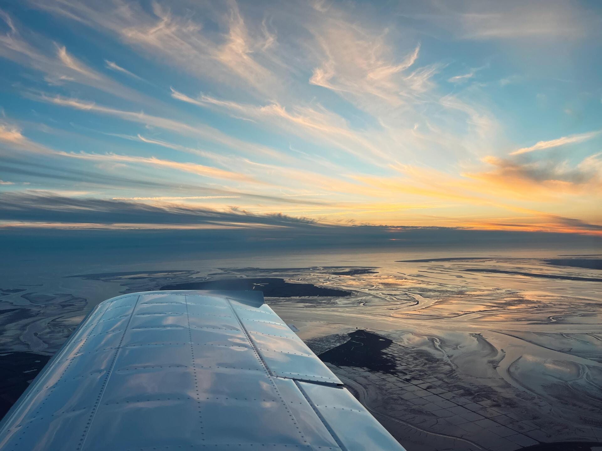 Dämmerungsflug für eine Person (morgens oder abends)