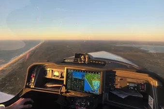 Survol du Bassin d'Arcachon