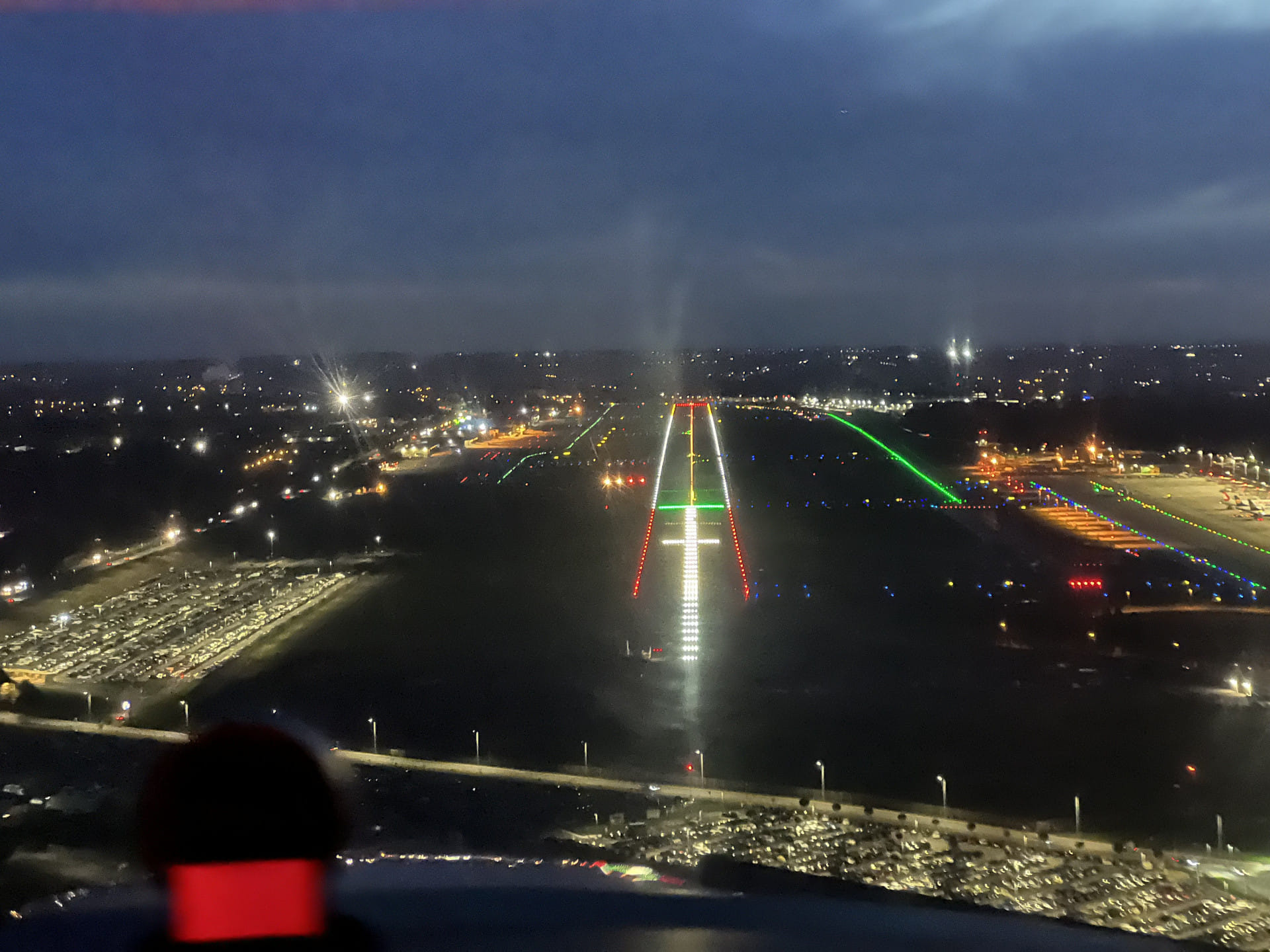 Vol au coucher du soleil ou de nuit / Sunset or night flight