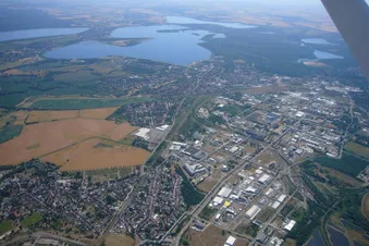 Bitterfeld mit Goitzsche-See