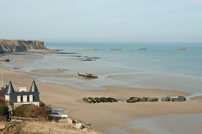 Découverte des plages du débarquement depuis Toussus en PA28