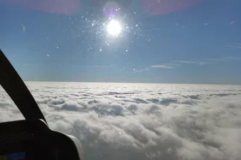 Rundflug zwischen Vogelsberg und Mainhattan