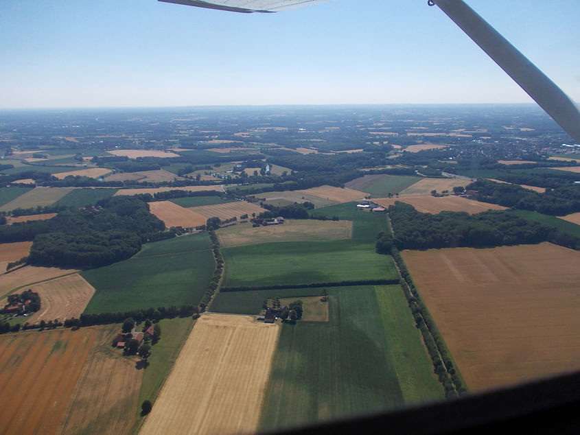 Rundflug über MS, Münsterland oder OS, Teuto und Umgebung