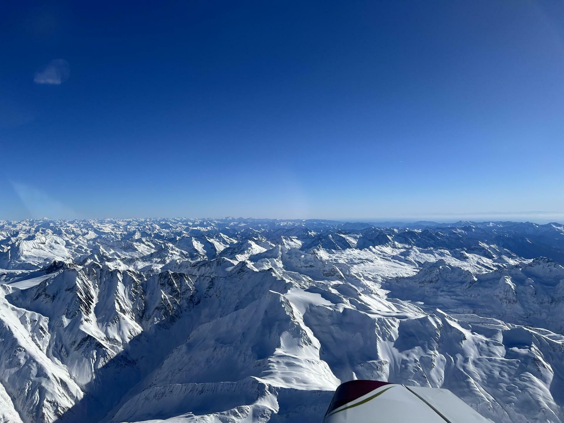 Matterhorn, Aletschgletscher und Jungfraujoch