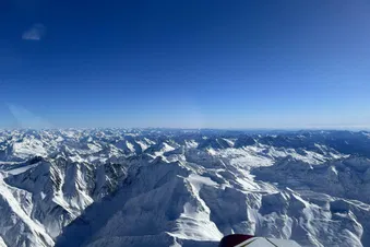 Matterhorn, Aletschgletscher und Jungfraujoch
