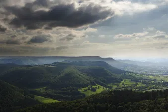 Flug zur Burg Hohenzollern