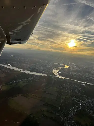 Rundflug über das Deutsche Eck und Koblenz