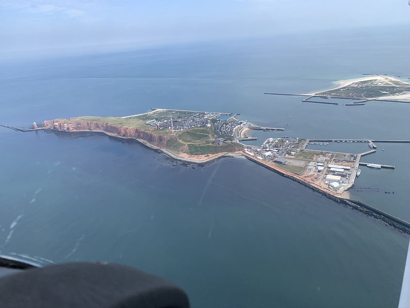 Helgoland, Tagesausflug ab Anklam mit dem Kleinflugzeug