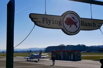 Sion via Aletschgletscher mit Landung / Coffee break in Sion