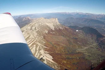 Découverte aérienne du massif du Vercors