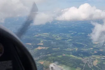 Rundflug über die Universitätsstadt Siegen und Dillenburg