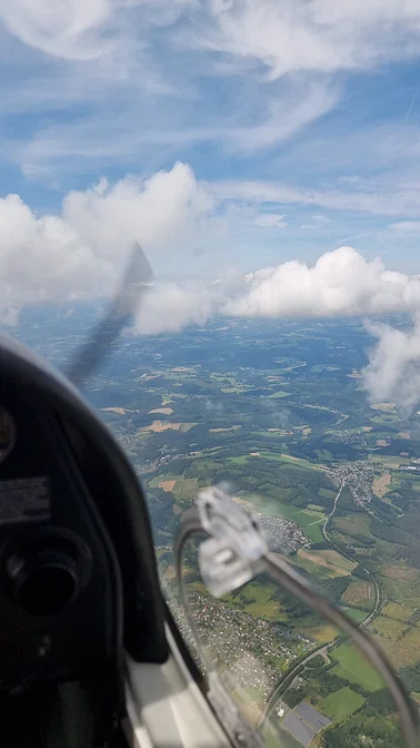 Rundflug über die Universitätsstadt Siegen und Dillenburg