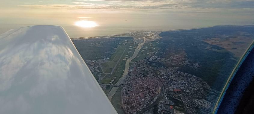 Survol Baie de Somme, et côte d'opale depuis Arras