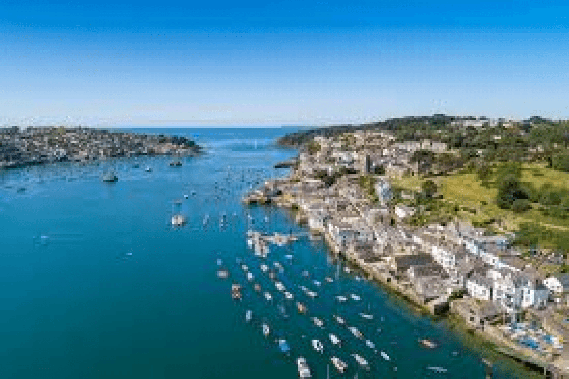 Scenic flight of Cornwall's North and South coast