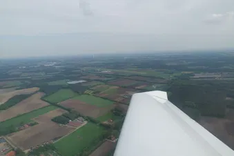 Rundflug über Aachen -> Wehebachtalsperre -> Tagebau Inden