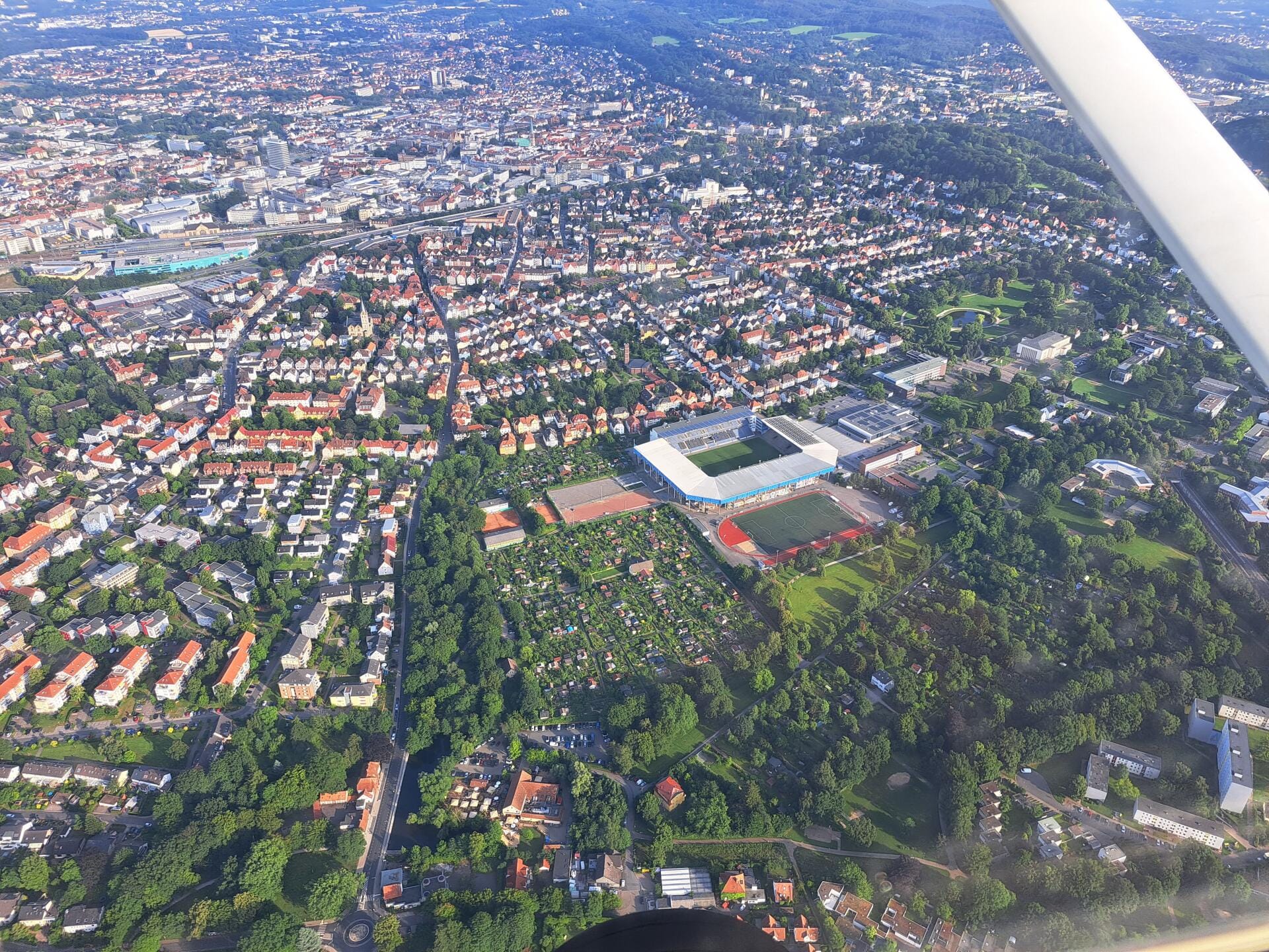 Rundflug um Bielefeld und Umgebung