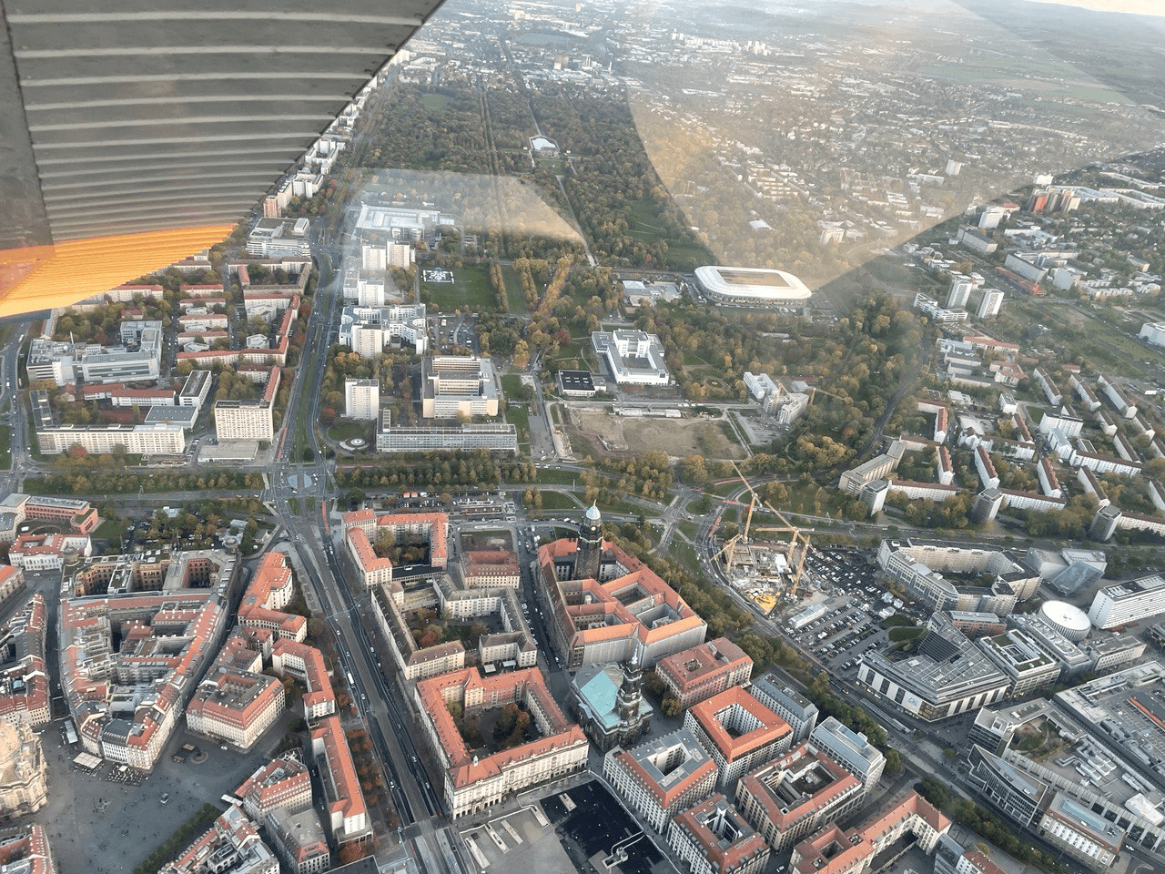 Dresden Altstadt von oben