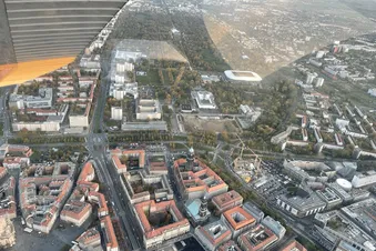 Dresden Altstadt von oben