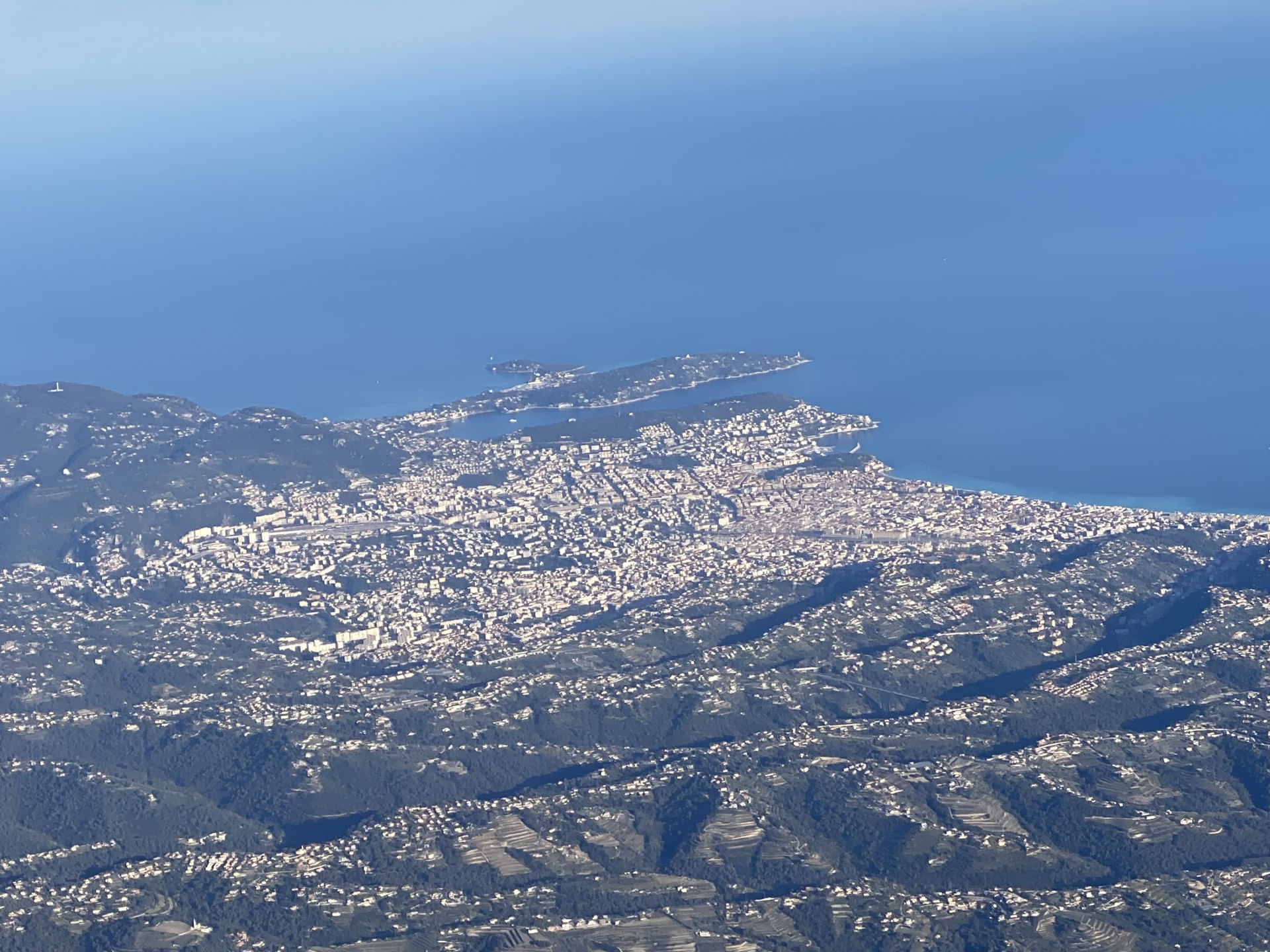 Ballade cotière jusqu'à monaco et retour par les terres