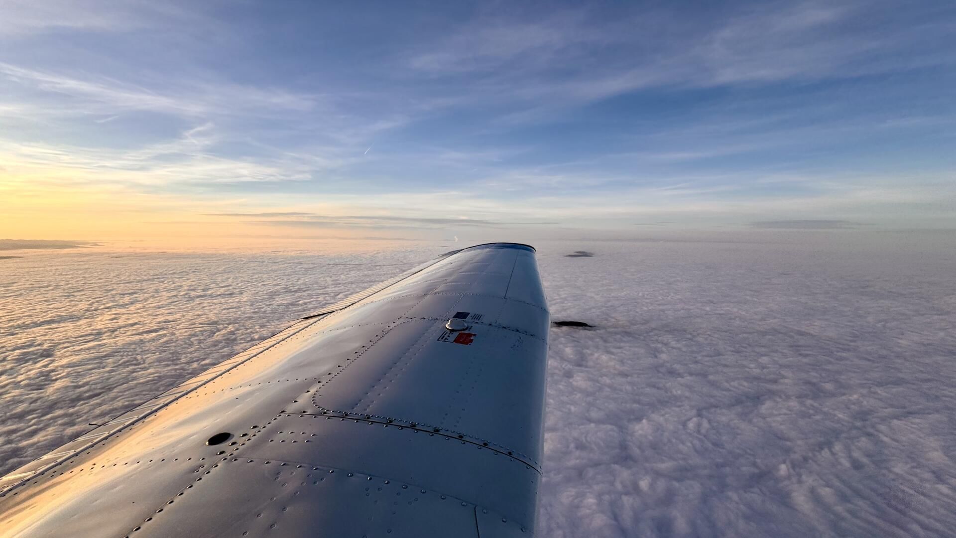 Hoch über dem Nebel