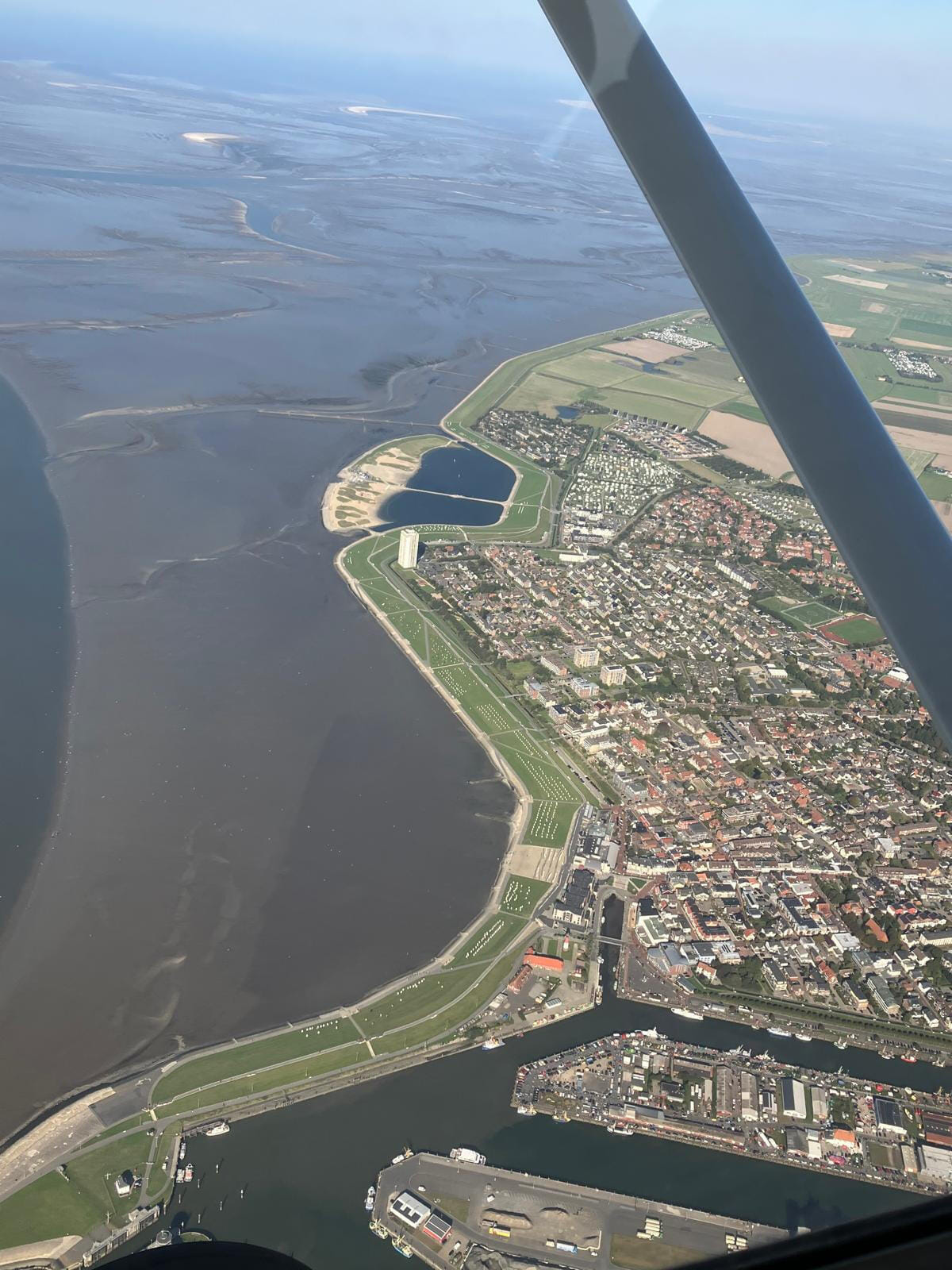 Die Nordseeküste von oben
