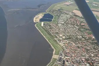 Die Nordseeküste von oben