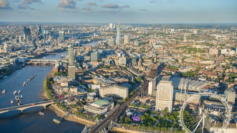 London Olympic Helicopter Tour 45 minutes