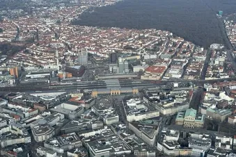 Der Hauptbahnhof der Stadt Hannover
